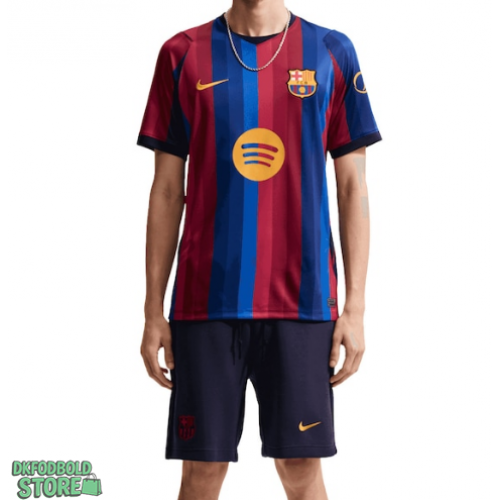 Barcelona Replika Babytøj Hjemmebanesæt Børn 2026-27 Kortærmet (+ Korte bukser)