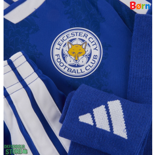 Leicester City Replika Babytøj Hjemmebanesæt Børn 2026-27 Kortærmet (+ Korte bukser)
