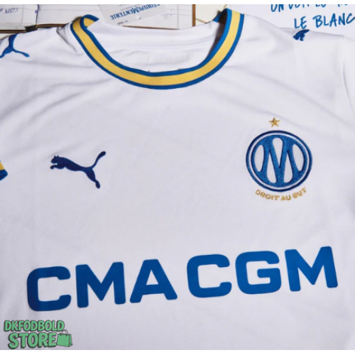 Olympique de Marseille Replika Babytøj Hjemmebanesæt Børn 2026-27 Kortærmet (+ Korte bukser)
