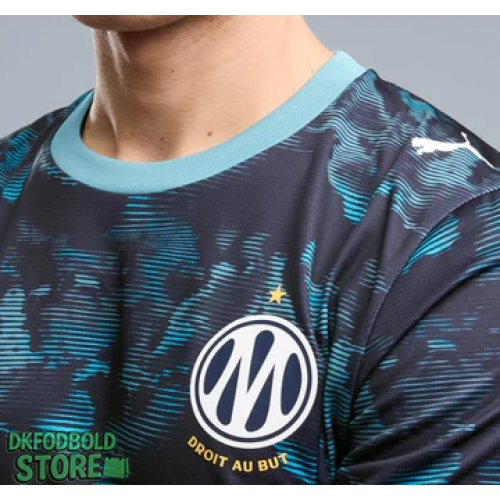 Olympique de Marseille Replika Babytøj Udebanesæt Børn 2026-27 Kortærmet (+ Korte bukser)